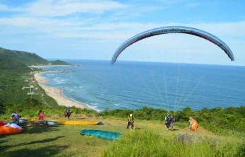 Voo de parapente em Florianópolis
